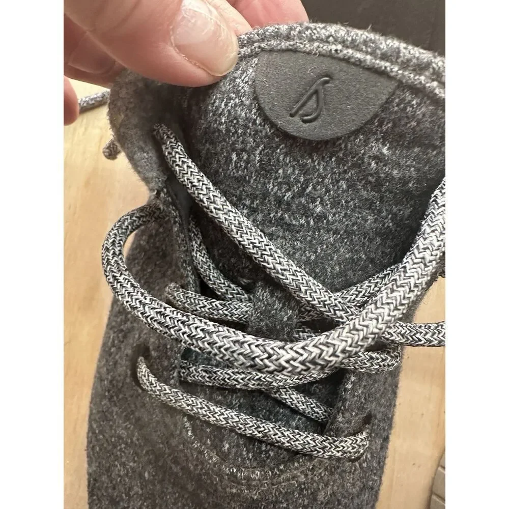 Allbirds Men The Wool Runners Sz 14 Gray‎ Lace Up